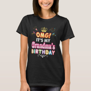 Omg Het is mijn oma Birthday Happy Perfec T-shirt