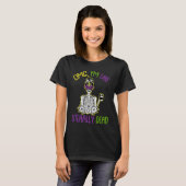 Omg Im Like Literally Dead Mardi Gras Mask Skeleto T-shirt (Voorkant volledig)