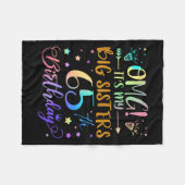OMG is My Big Sisters 65th Birthday Sweet 65 jaar Fleece Deken (Voorkant (Horizontaal))