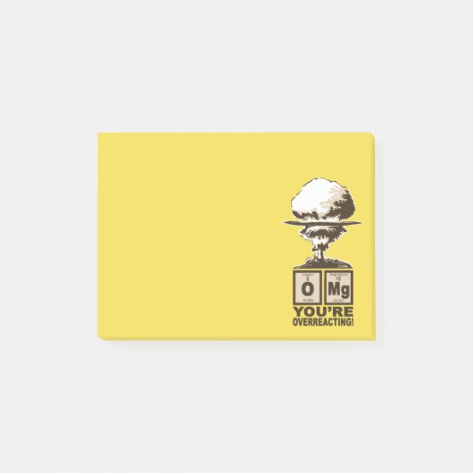 OMG! Je reageert overdreven! Post-it® Notes (Voorkant)