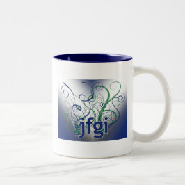 OMG! Jfgi Tweekleurige Koffiemok