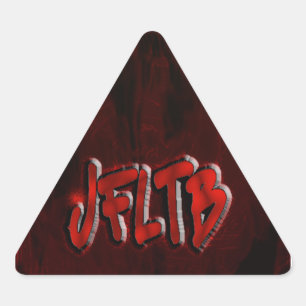 OMG! Jfltb Driehoek Sticker