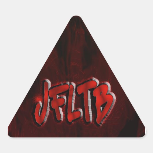 OMG! Jfltb Driehoek Sticker (Voorkant)