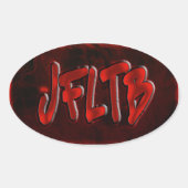 OMG! Jfltb Ovale Sticker (Voorkant)