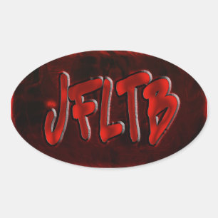 OMG! Jfltb Ovale Sticker