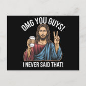 OMG jongens, dat heb ik nooit gezegd Briefkaart (Voorkant)