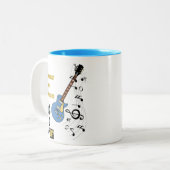 OMG Joueur guitare Mug (Devant gauche)