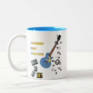 OMG Joueur guitare Mug