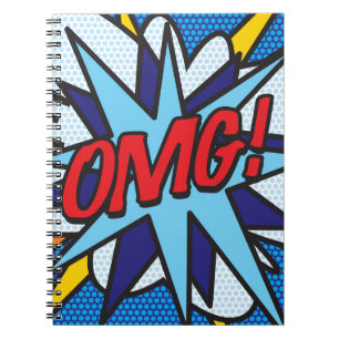 OMG Leuke Retro Stripboek Pop Art Notitieboek