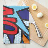 OMG Leuke Retro Strips Pop Art Theedoek (Quarter Fold)