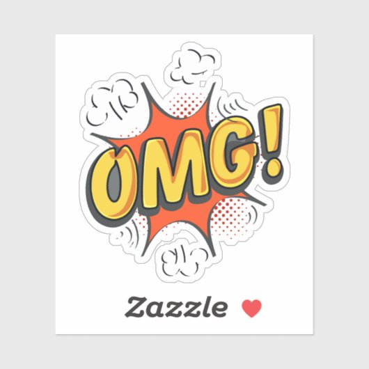 OMG LOGO STICKER (Vel)