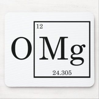 OMG - Magnesium - Mg - periodiek systeem Muismat