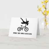 OMG! Mijn Eigen Stunts Kaart (Gele Bloem)