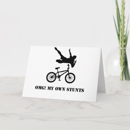 OMG! Mijn Eigen Stunts Kaart (Voorkant)