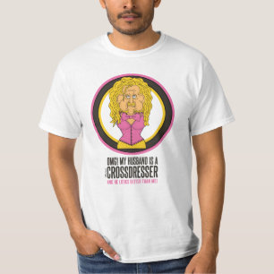 OMG Mijn man is een kruiser grappige cartoon T-shirt