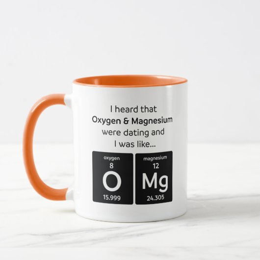 OMG-Mok - Perfect cadeau voor een geek-/wetenschap Mok (Links)