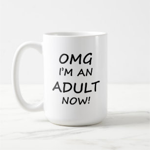 OMG, Mug de café, Mug, Mug d'OMG, Mug de 18e anniv