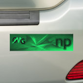 OMG! np Bumpersticker (Op auto)