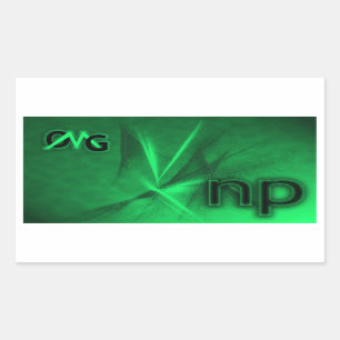 OMG! np Rechthoekige Sticker