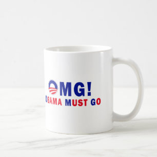 OMG! Obama moet gaan! Koffiemok