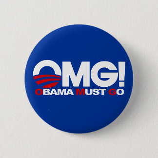 OMG! Obama moet gaan Ronde Button 5,7 Cm