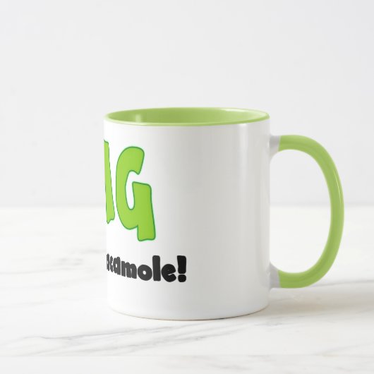 OMG Oh My Guacamole - Funny Coffee Mok (Rechts)