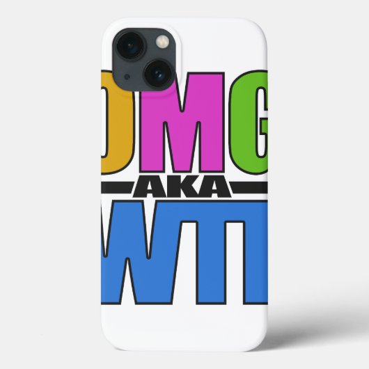 OMG ook bekend als WTF aangepaste iPad-cases Case-Mate iPhone Case (Achterkant)