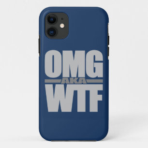 OMG ook bekend als WTF aangepaste iPhone case