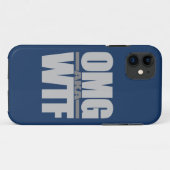 OMG ook bekend als WTF aangepaste iPhone case (Achterkant (horizontaal))