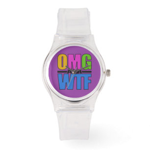 OMG ook wel aangepaste WTF-horloges Horloge