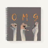 OMG Ostriches Notitieboek (Voorkant)