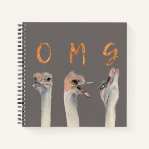 OMG Ostriches Notitieboek