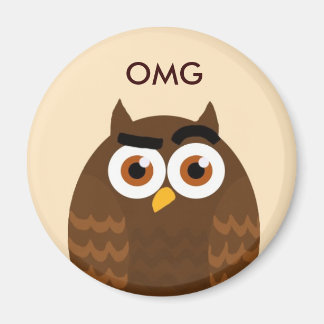 OMG Owl Magnet Magneet
