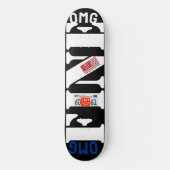 OMG PRIMA! 21 cm Skateboard Deck (Voorkant)