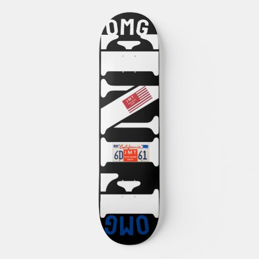OMG PRIMA! 21 cm Skateboard Deck (Voorkant)