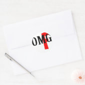 omg ronde sticker (Envelop)
