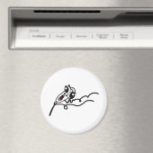 OMG RUN Scared Rage Face Comic Meme Magneet (Insitu (Vaatwasser))