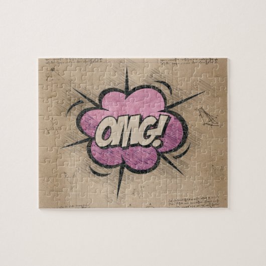 OMG!  stripboek Steampunk Pop Legpuzzel (Horizontaal)