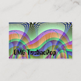 OMG TechnoPop Visitekaartje