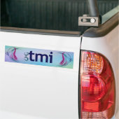 OMG! tmi Bumpersticker (Op Truck)