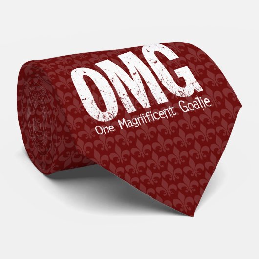 OMG : Une magnifique Cravate de gardien de but (ho (Roulé)