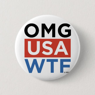 OMG USA WTF RONDE BUTTON 5,7 CM