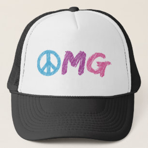 omg vredesteken trucker pet