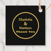 OMG We hebben de knoop vastgebonden Bedankjes Labels (Achterkant)