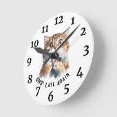 OMG! Weer laat Cat Ronde Klok (Hoek)