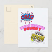OMG,What Is Your Power ? Briefkaart (Voorkant / Achterkant)