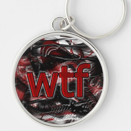 OMG! wtf Sleutelhanger (Voorkant)