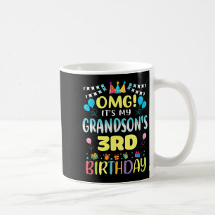 OMG zijn mijn kleinzonen 3e verjaardag Sweet 3 jaa Koffiemok