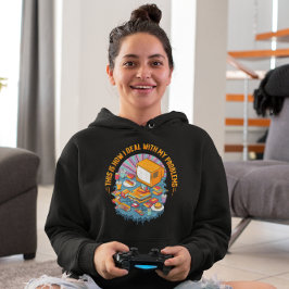 Omgaan met uw problemen - Retro-videogame Hoodie