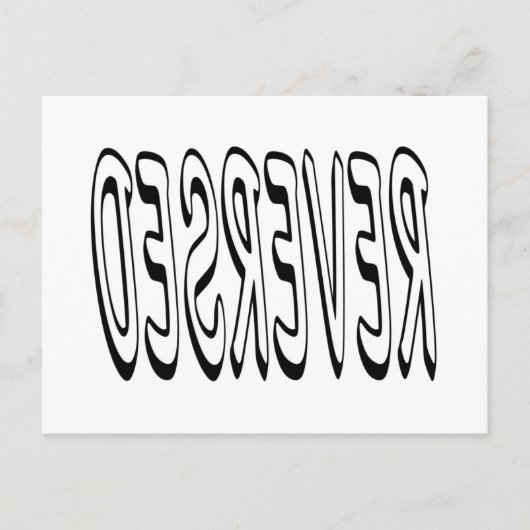 Omgekeerd Briefkaart (Voorkant)